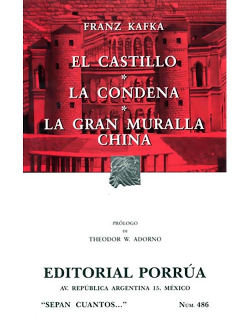 Imagen de producto Libro El Castillo Sc486