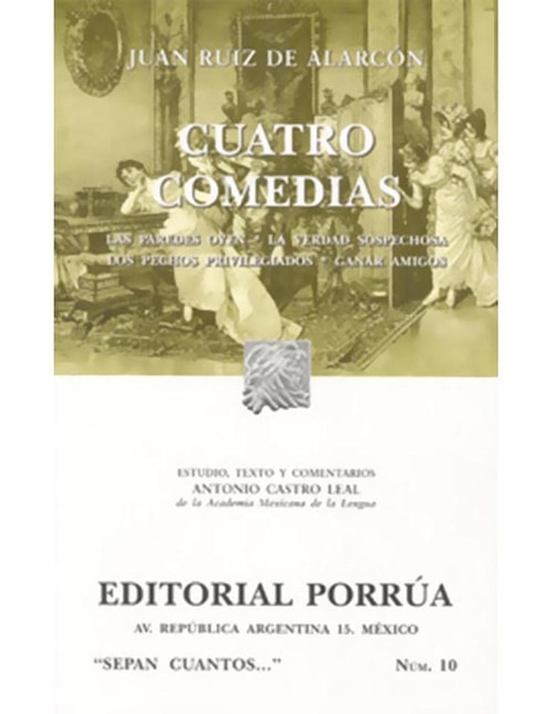 Libro Cuatro Comedias