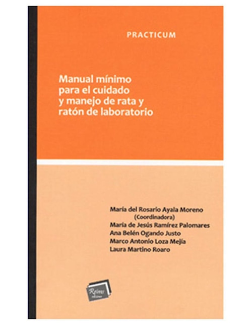 Imagen de producto Libro Manual Mínimo para el Cuidado y Manejo de Rata y Ratón de Laboratorio