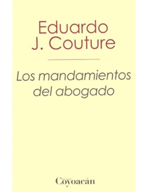 Imagen de producto Libro Los Mandamientos Del Abogado