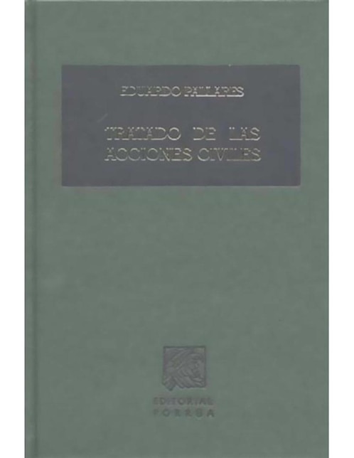 Libro Tratado de Las Acciones Civiles
