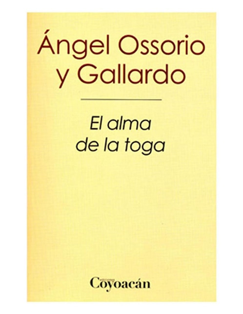 Libro EL ALMA DE LA TOGA 1