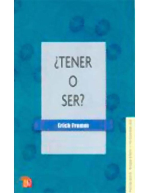 Imagen de producto Libro Tener O Ser