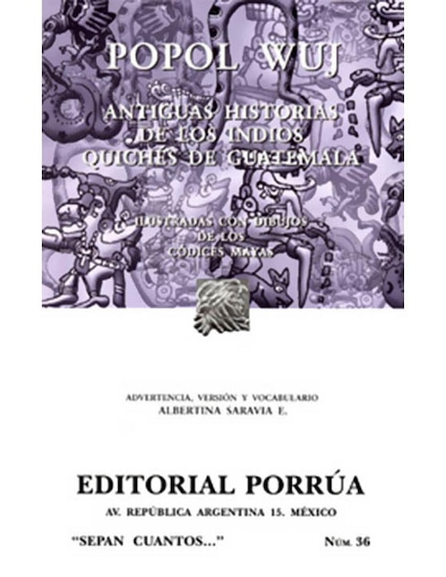 Imagen de producto Libro Popol Wuj