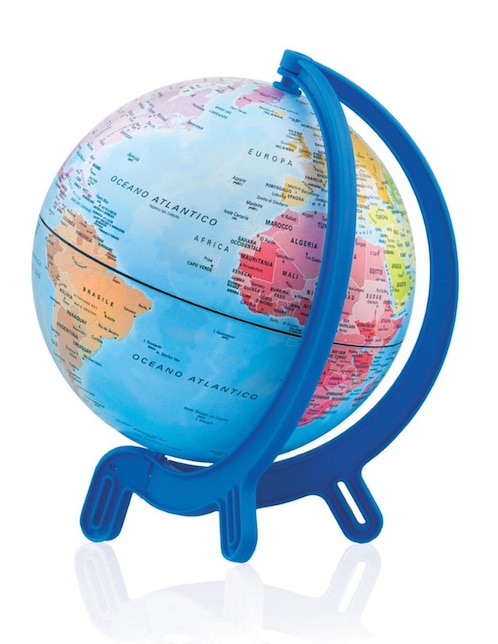 Mini globo terráqueo azul cielo 1