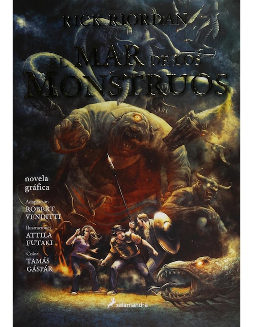 Libro Percy Jackson Y Los Dioses Del Olimpo 2: El Mar De Los Monstruos (Novela Gráfica) Rústica 1