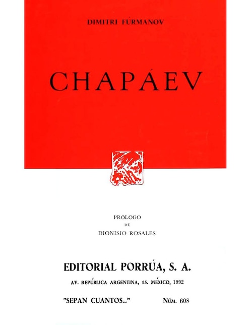 Libro Chapáev