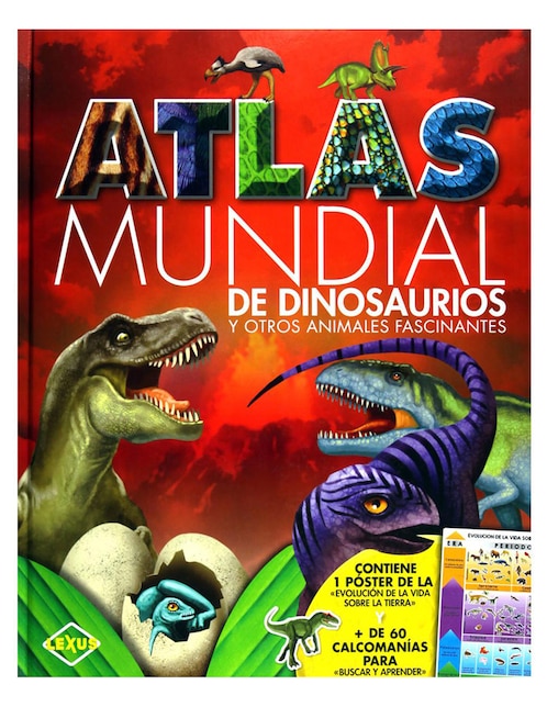 Imagen de producto Atlas Mundial De Dinosaurios Y Otros Animales Fascinantes