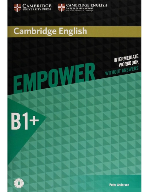 Cambridge English Empower Intermediate Workbook B1+ Without