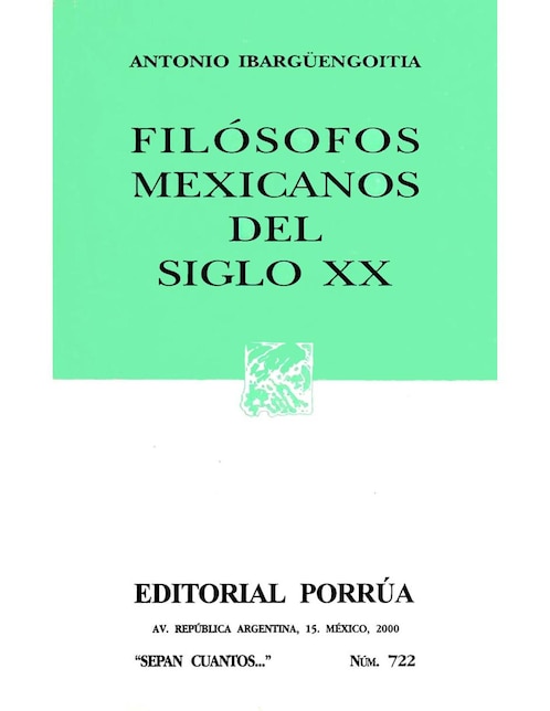 Imagen de producto Revista Filosofos Mexicanos Del Siglo Xx