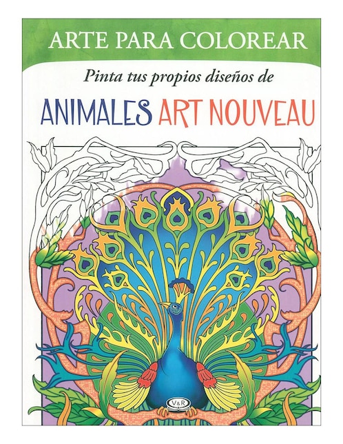 Animales ART Nouveau Arte para Colorear