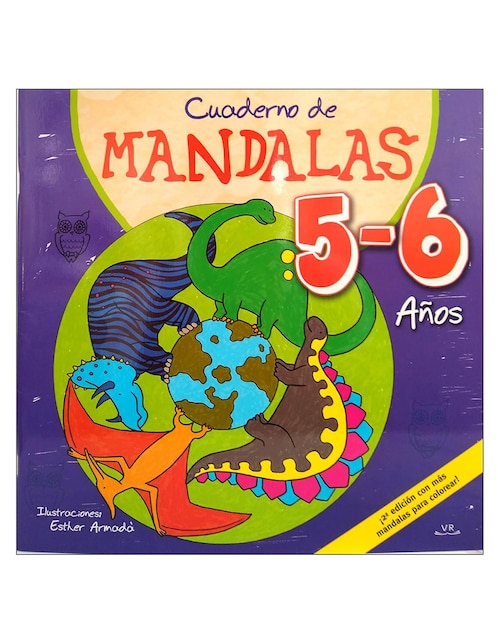Imagen de producto Libro Cuaderno de mandalas 5-6 años n.v
