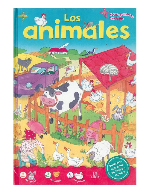 Imagen de producto Libro 1000 palabras con flaps: Los animales