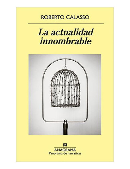 Imagen de producto Libro Actualidad innombrable, La de Roberto Calasso