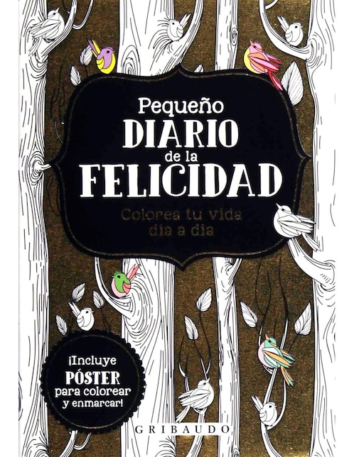 Imagen de producto Libro Pequeño Diario De La Felicidad + Póster Para Colorear Y Enmarcar