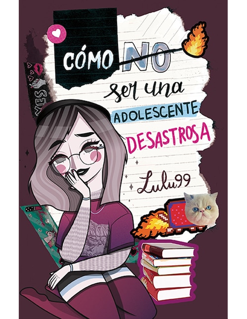 B DE BLOK Libro Cómo No Ser Una Adolescente Desastrosa de Lulu99