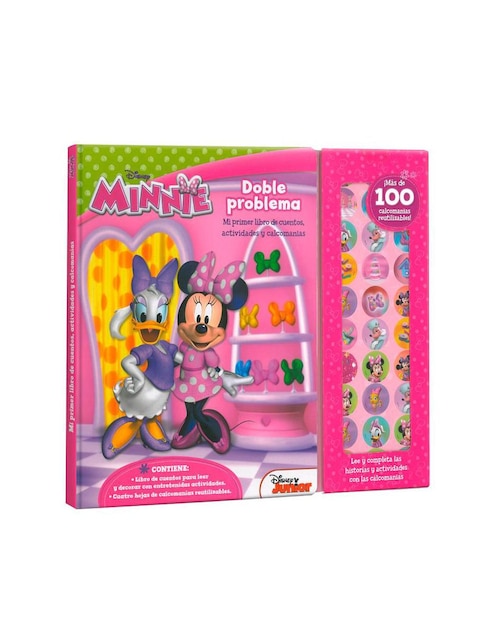 Mi primer libro de cuentos, actividades y calcomanías: Minnie Doble problema