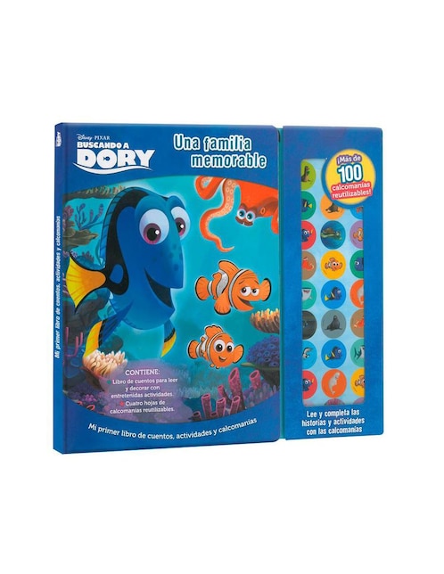 Mi primer libro de cuentos, actividades y calcomanías: Buscando A Dory Una familia memorable
