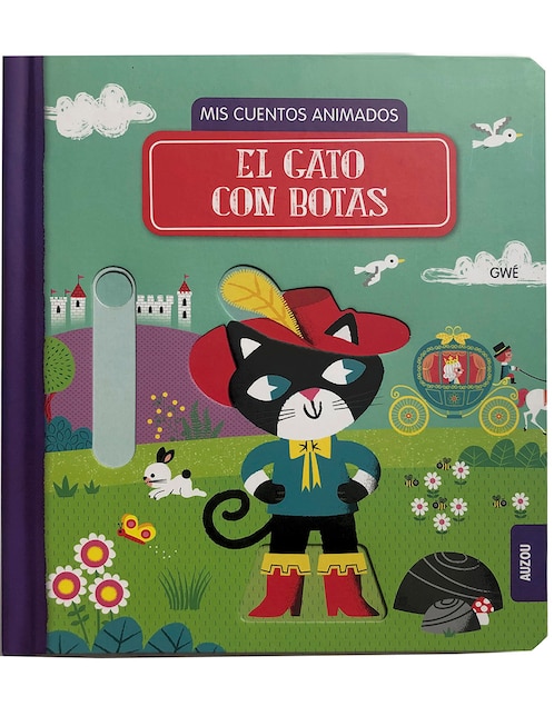 Imagen de producto Libro El Gato Con Botas Mis Cuentos Animados de Auzou