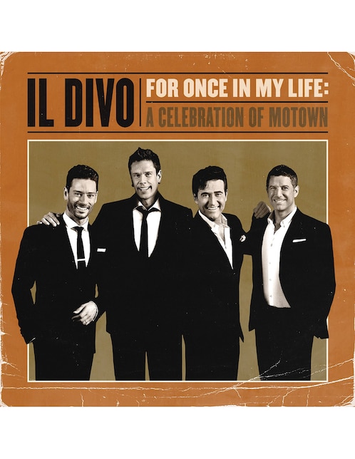 For Once In My Life A Celebration Of Motown IL Divo CD