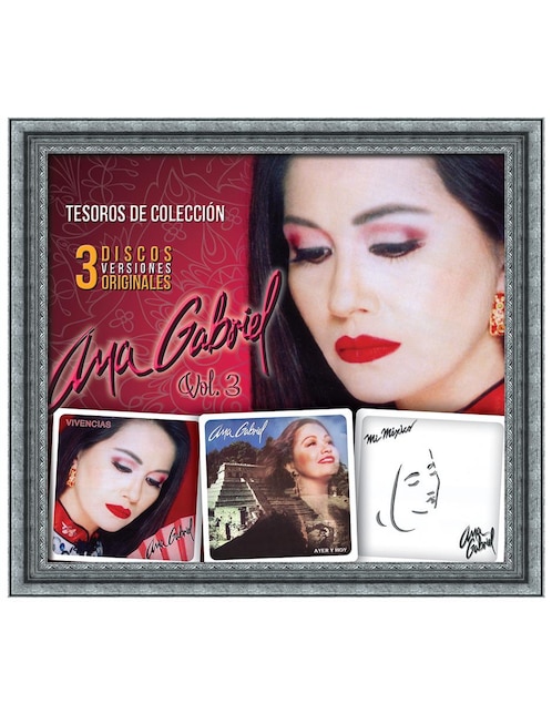 Tesoros de colección de Ana Gabriel 3 CDs