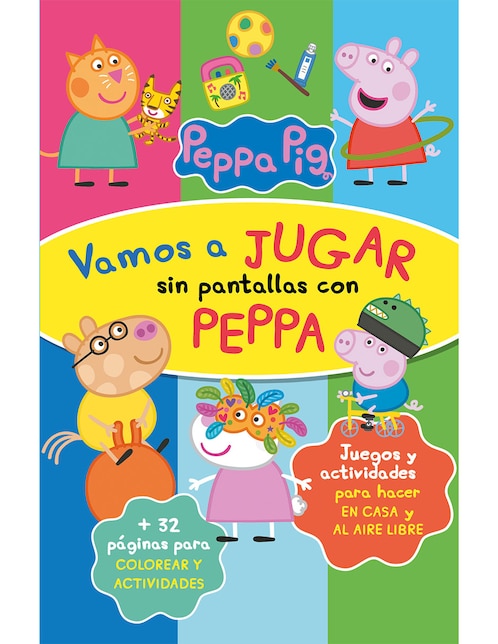 ALTEA Libro Vamos a jugar sin pantalla con peppa