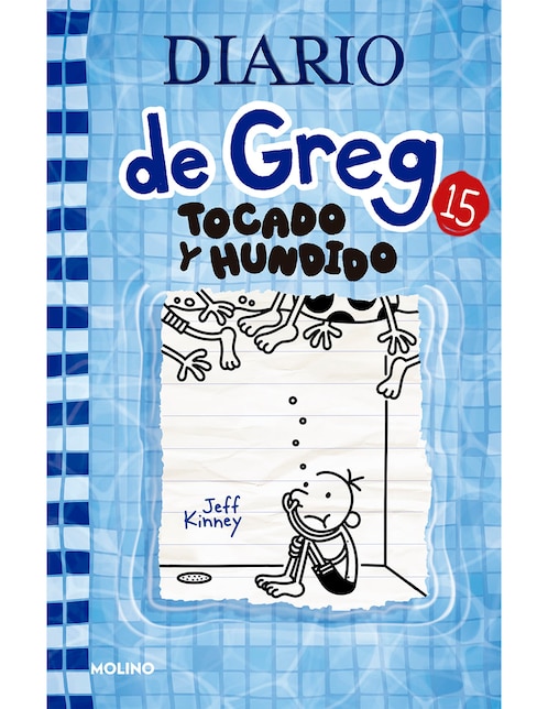 Libro Diario de Greg 15 tocado y hundido de Kinney Jeff