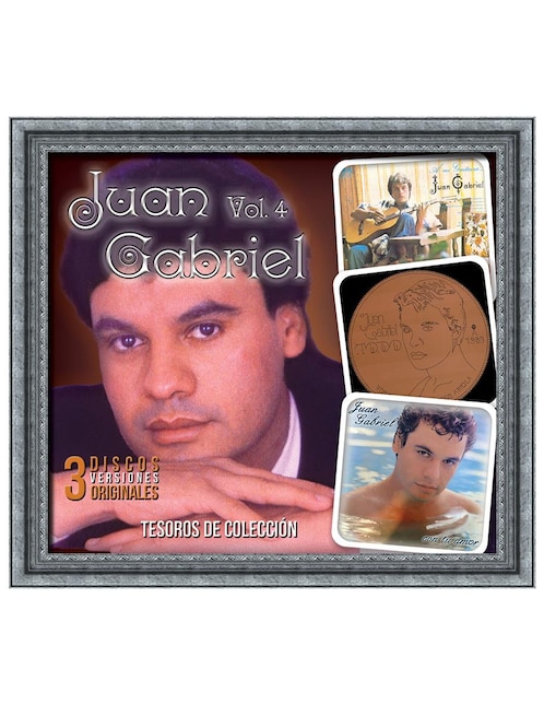 Tesoros de colección Vol. 4 de Juan Gabriel 3 CDs