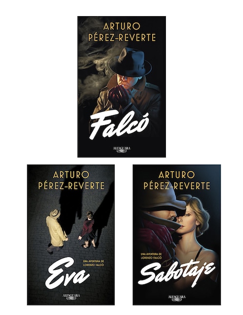 Set 3 libros: Falco + Eva + Sabotaje de Arturo Pérez Reverte 1