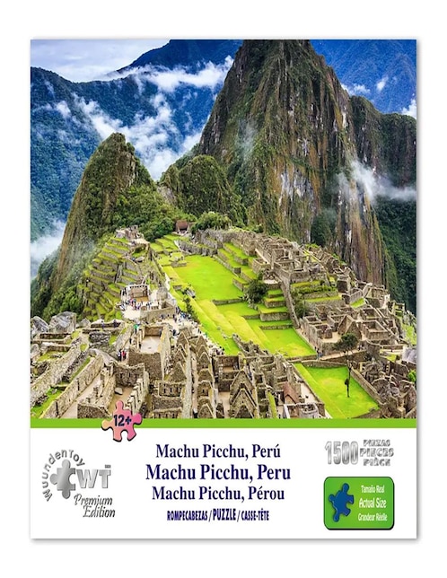 Rompecabezas Wuundentoy Machu Picchu Perú 1500 piezas