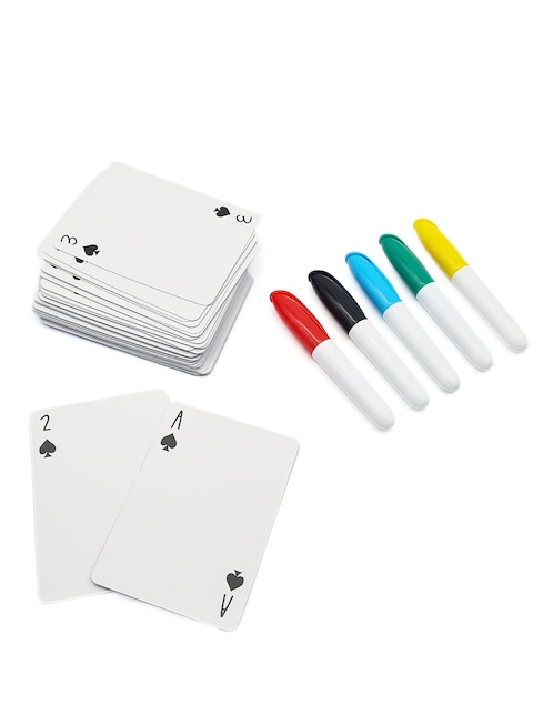 Juego de poker dibuja tus propias cartas 1