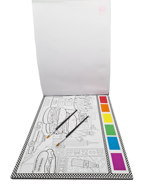 Postales Con Acuarelas 25 Paginas juego armable infantil unisex