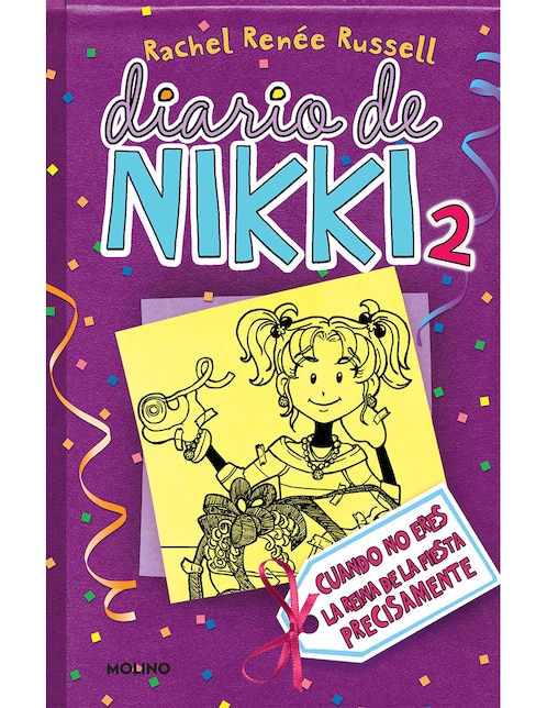 Imagen de producto Libro Diario de nikki 2: cuando no eres la reina de la fiesta precisamente de Rachel Renée Russell de Rachel Renée Russell