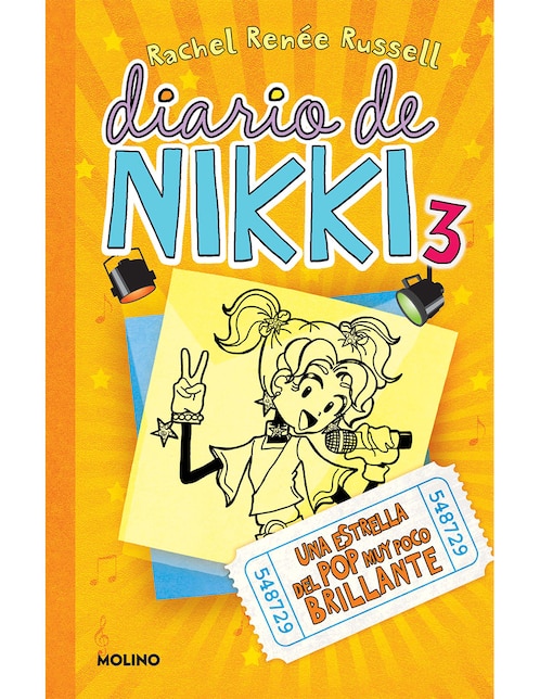 Libro Diario de nikki 3: una estrella del pop muy poco brillante de Rachel Renée Russell de Rachel Renée Russell 1