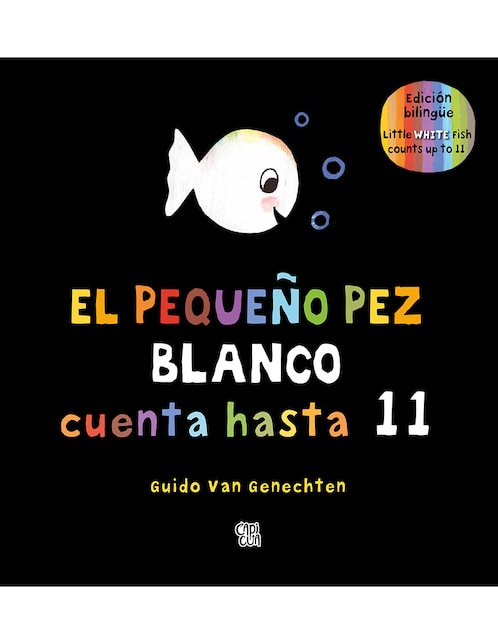 Libro Pequeño pez blanco cuenta hasta 11 de Genechten Guido Van