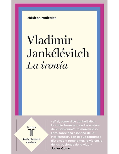 Libro La ironía de Vladimir Jankélévitch 1