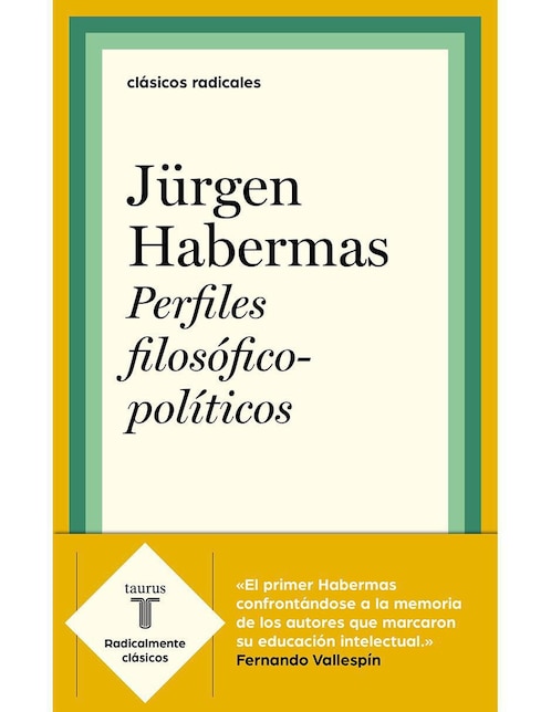 Libro Perfiles filosóficopolíticos, Jürgen Habermas