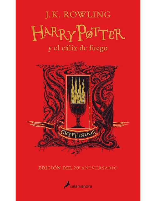 Libro Harry Potter y el cáliz de fuego (edición Gryffindor del 20º aniversario) de J.K. Rowling 1