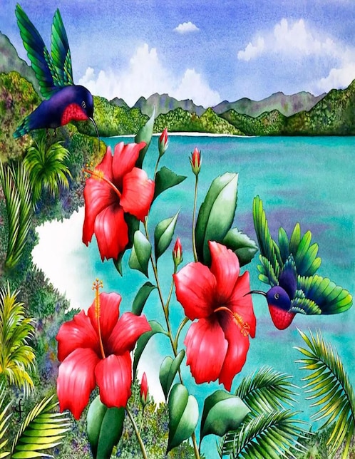 Rompecabezas Flor Hibiscus Wuundentoy