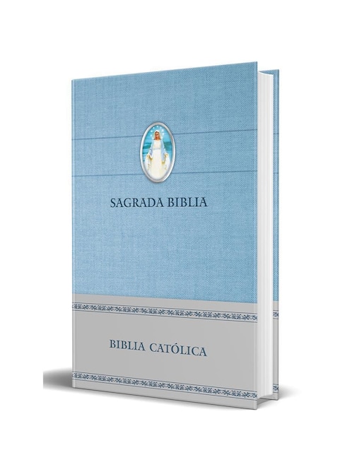 Sagrada Biblia Católica con Virgen Milagrosa