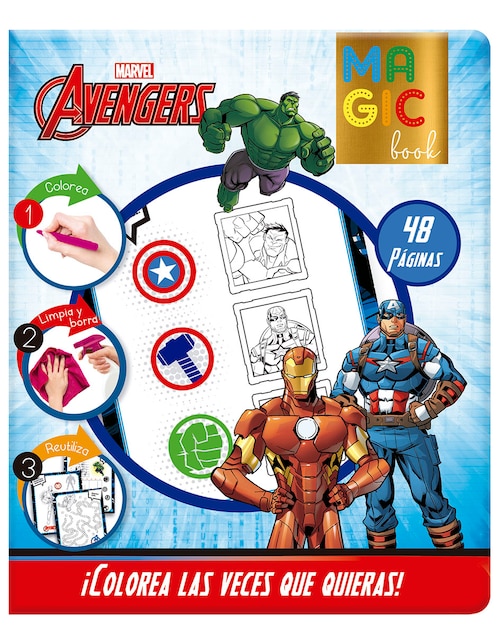 Libro mágico Avengers