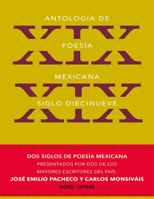 Libro Antología de poesía mexicana, siglos xix y xx de José Emilio Pacheco/ Carlos Monsiváis