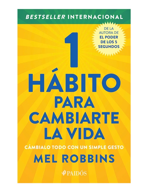 Imagen de producto Libro 1 hábito para cambiarte la vida de Mel Robbins