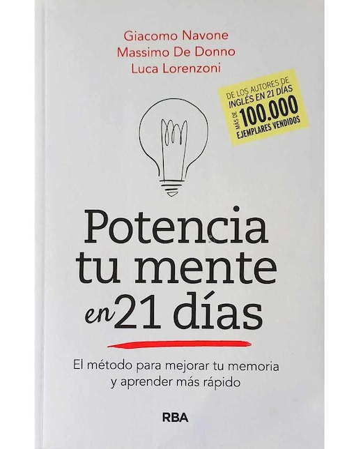 Potencia tu mente de Giacomo Navone/ Massimo De Donno/ Luca Lorenzoni