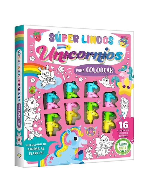 Imagen de producto Libro Lindos unicornios para colorear de Lexus