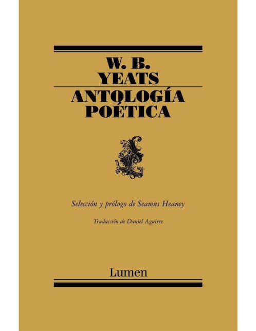 Libro Antología poética de William Butler Yeats