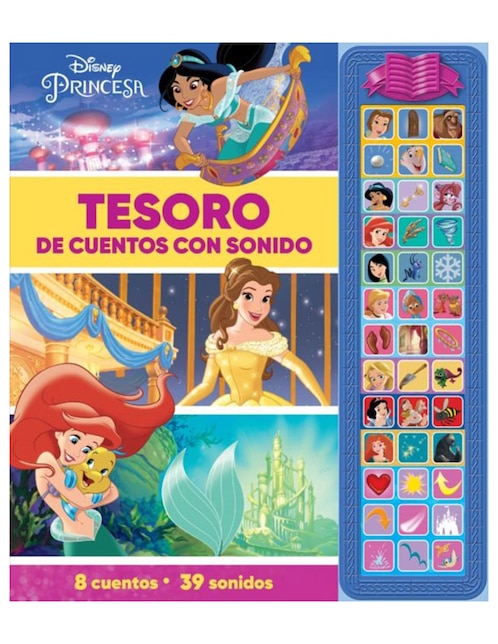 Imagen de producto Libro Tesoro de cuentos con sonidos de Disney princesa