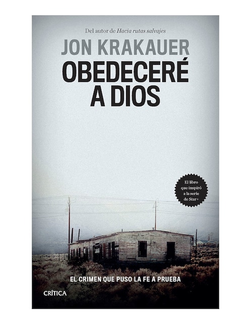 Imagen de producto Libro Obedeceré A Dios de Jon Krakauer