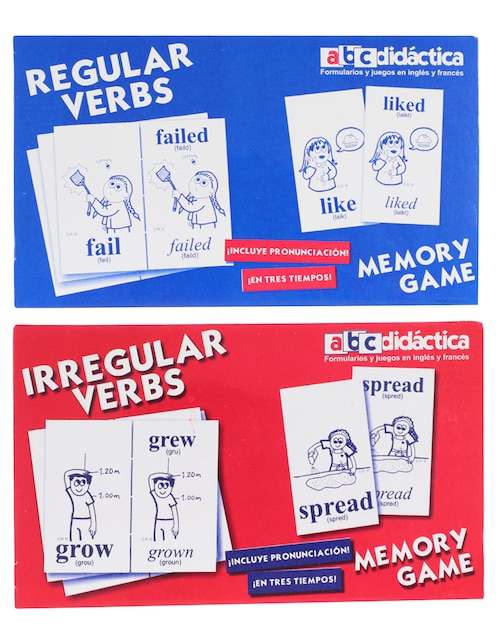 Colección Memorias De Verbos En Inglés Elorriaga