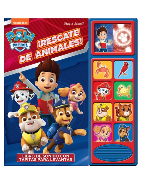 Libro Rescate de animales de Paw Patrol Nickelodeon 1